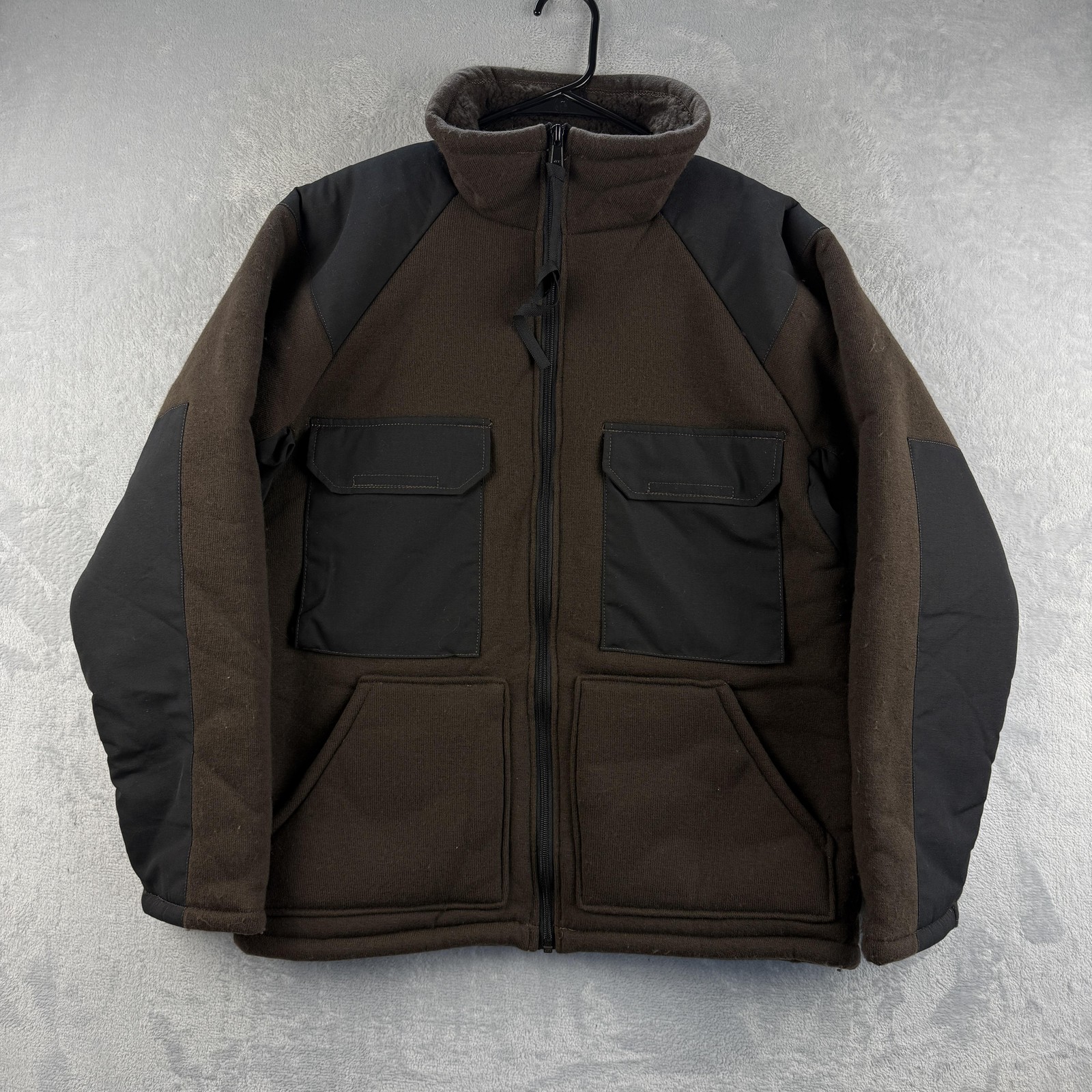 Vintage US Military Cold Weather Pile Jacket Mens Medium Synthetic Fiber 90s