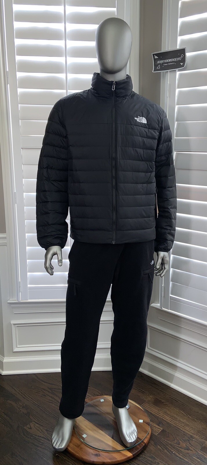 The North Face Mens Minoqua Insulated 550-Down FZ Puffer Jacket Black NWT $180