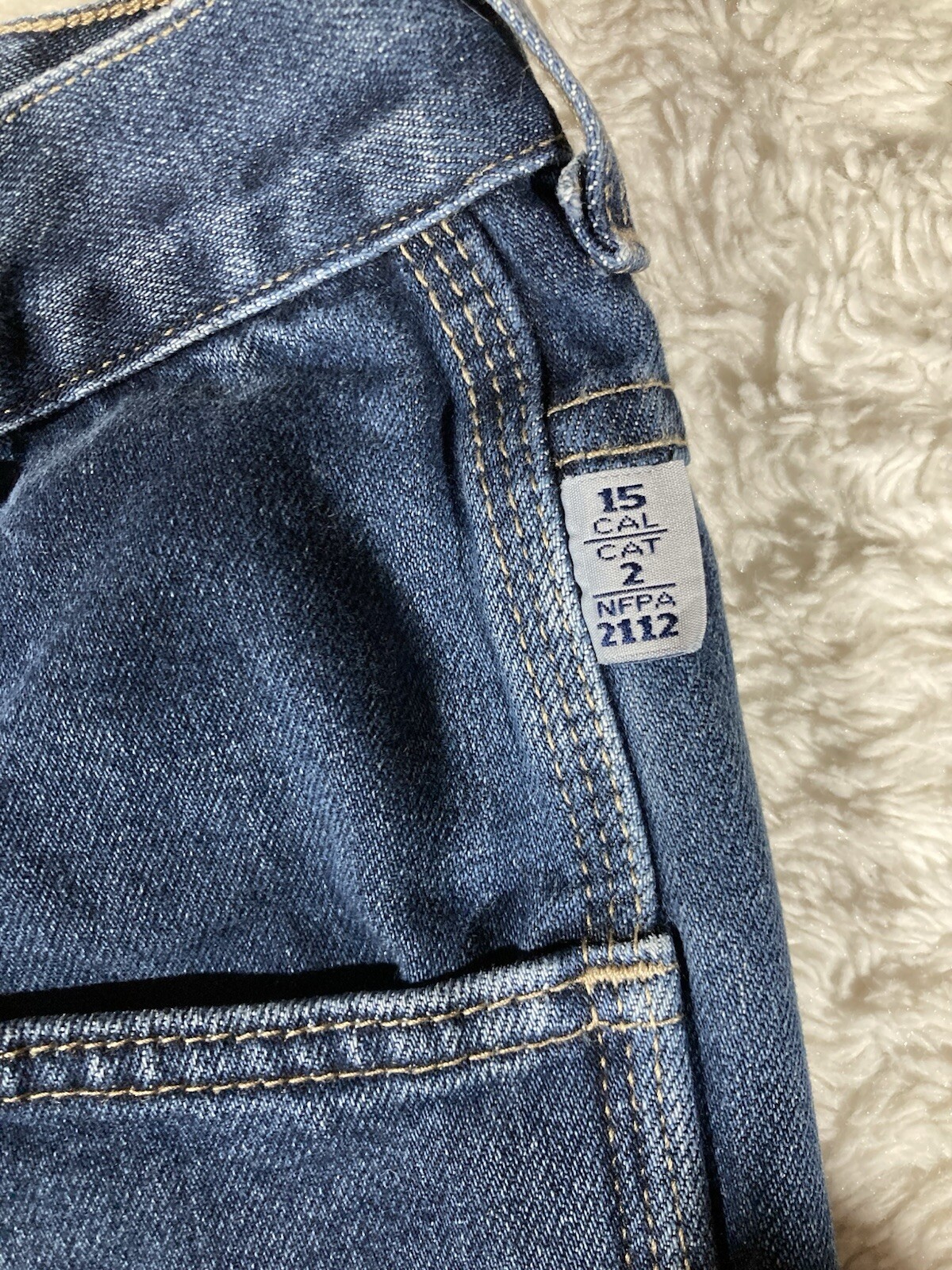 Tyndale FR Flame Resist Jeans Men Sz 38x30FRMC Relax Fit Carpenter F290T