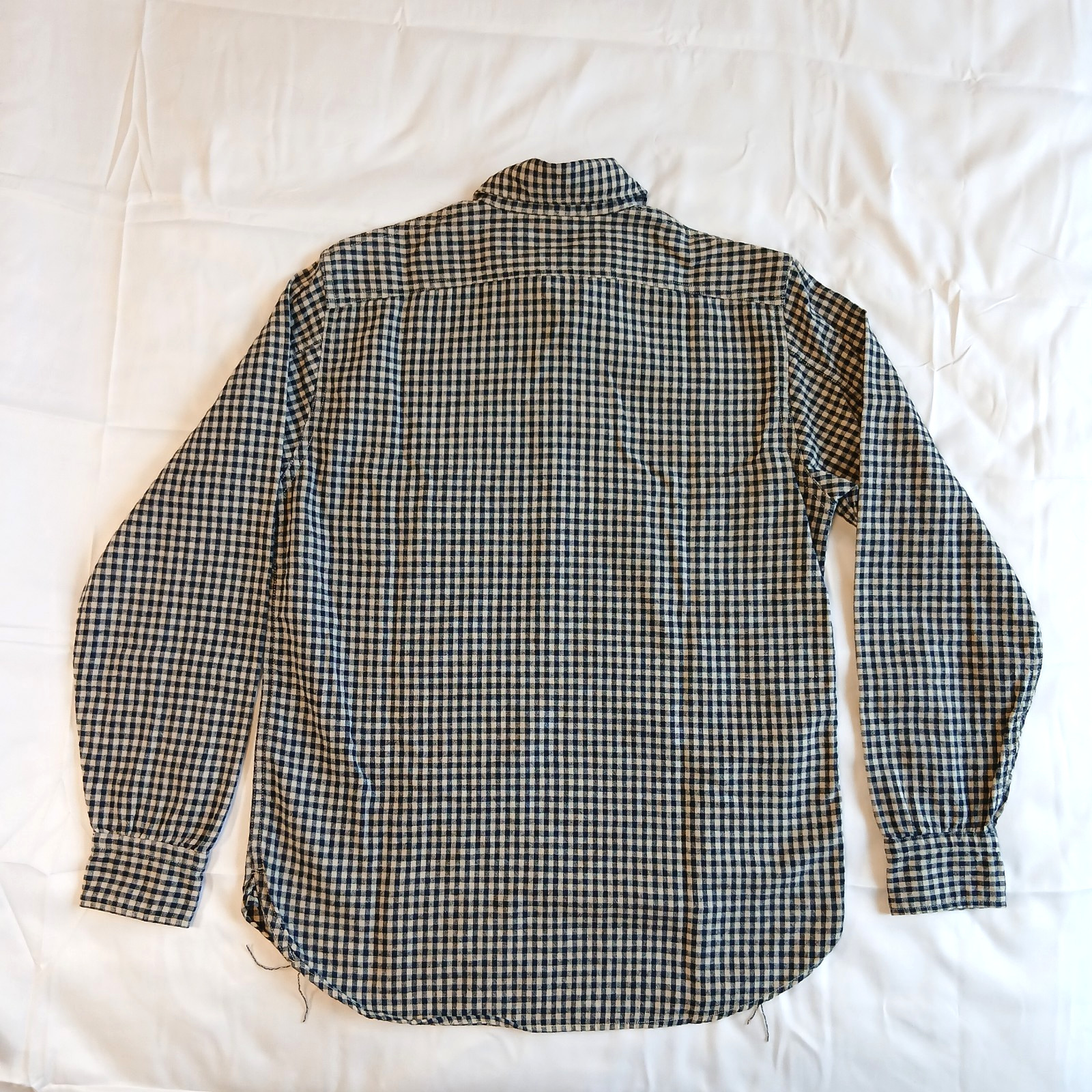 Freewheelers 1223005 Locomotive Fireman Shirt 15 G.F.Stifel Indigo Check Japan
