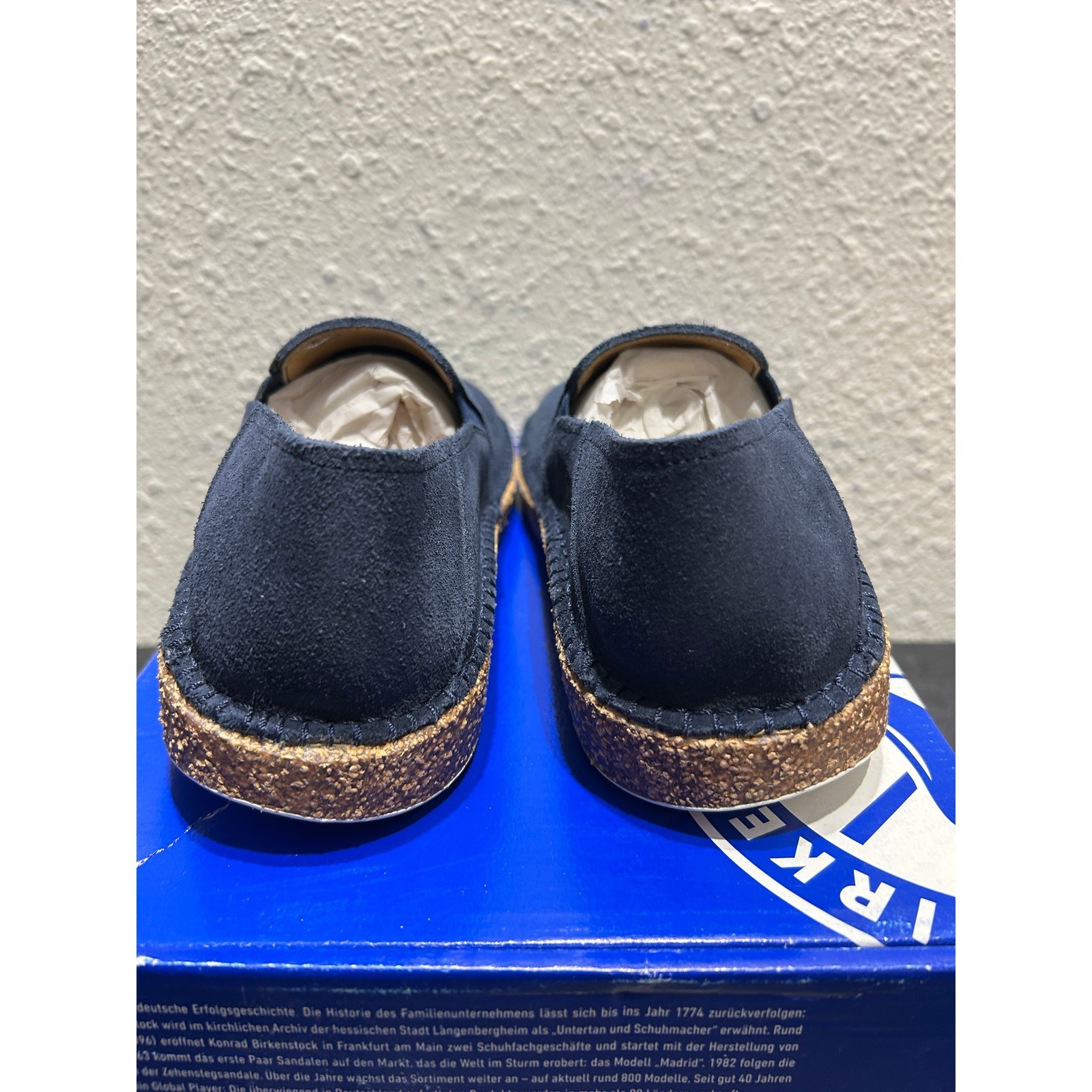 Birkenstock Callan Suede Navy EU 40 US L9 M7 Unisex
