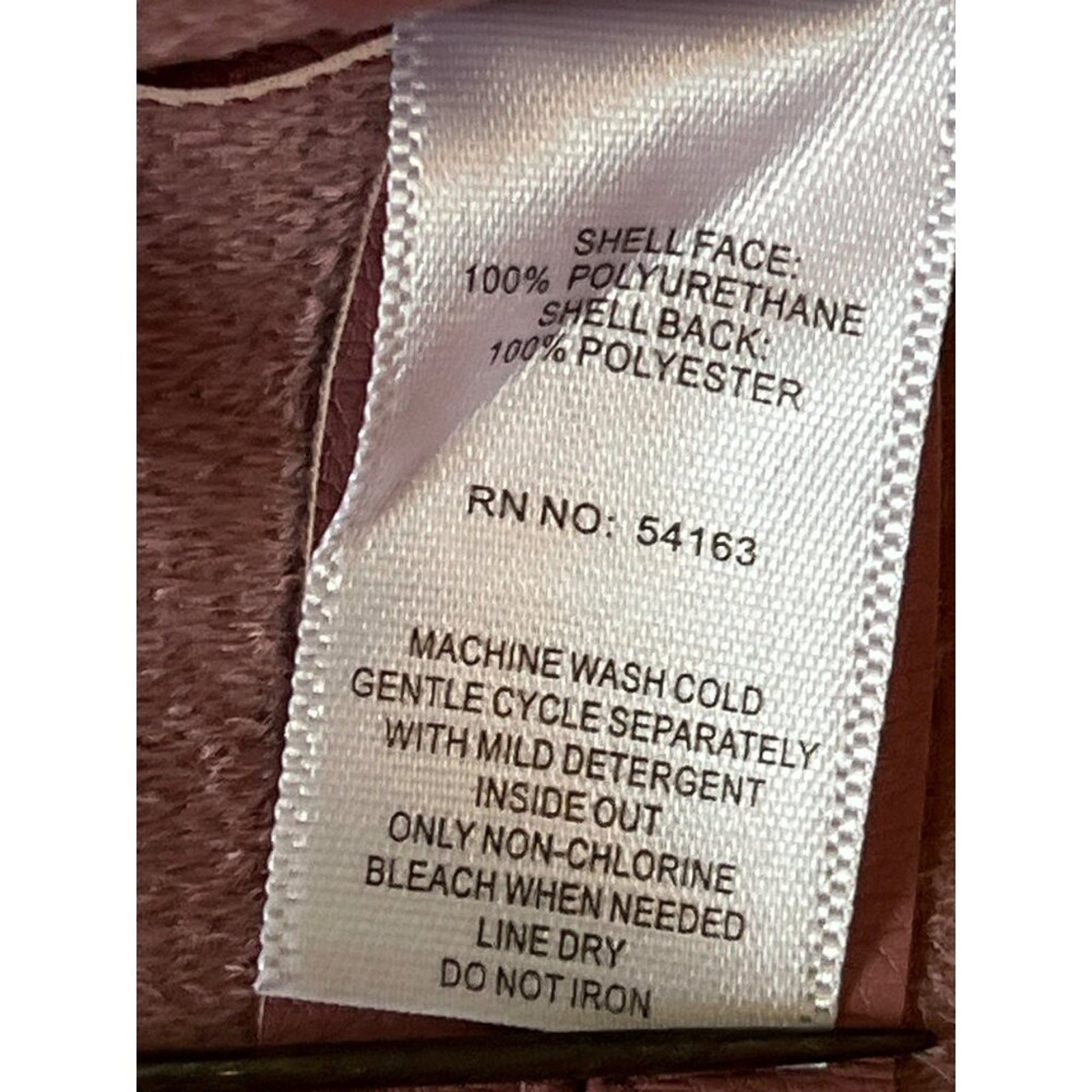 Marc New York Vegan Leather Jacket M Pink Butter Soft Button Closure Vintage