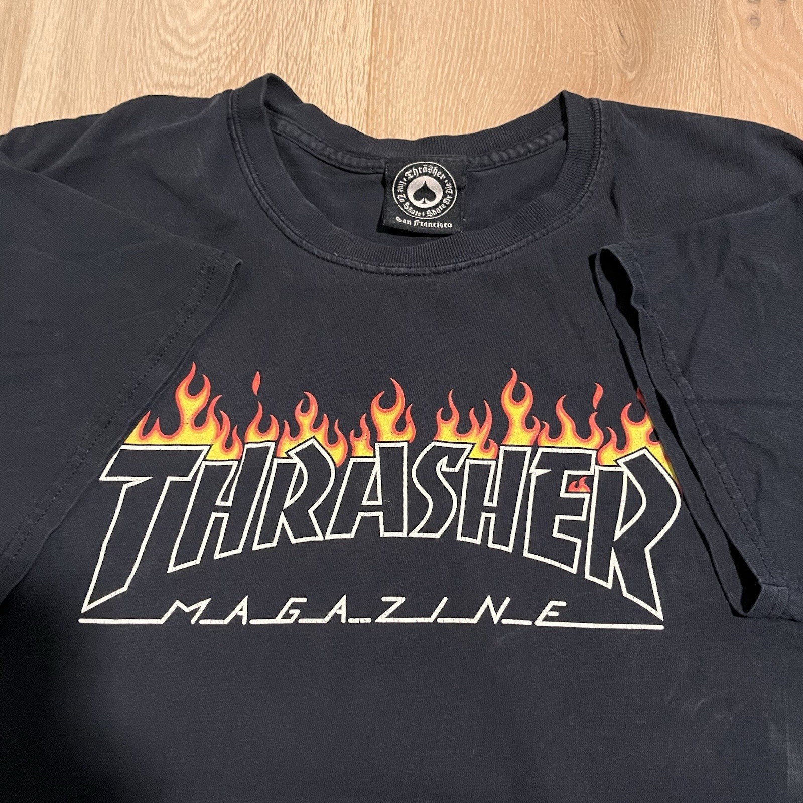 Vintage thrasher magazine San Francisco black tee