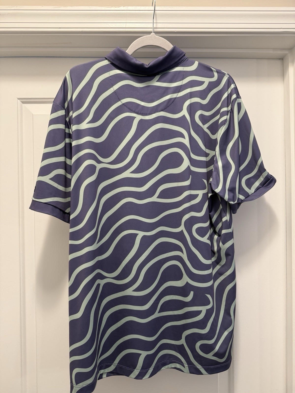Birdgang Men’s Performance Golf Polo Shirt Size L Short Sleeve