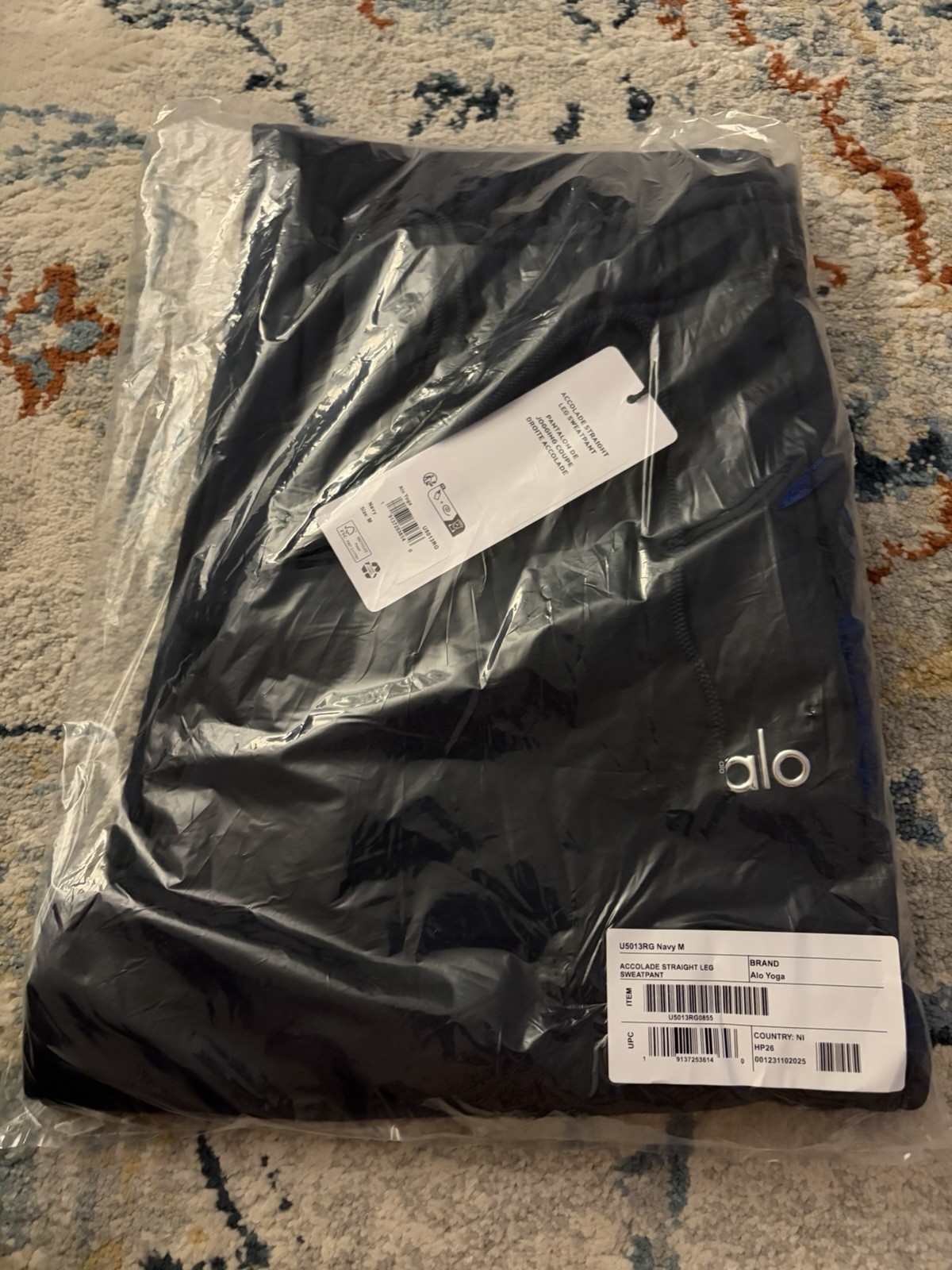 NWT Alo Yoga Matching Tracksuit Set – 1/4 Zip Pullover & Sweatpants Size S