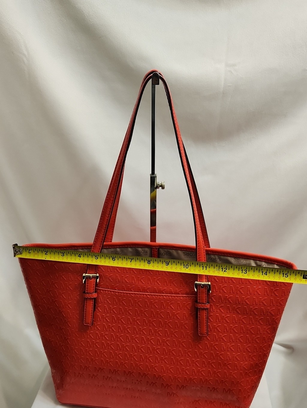 Michael Kors Jet Set Travel MD Carryall Clementine Orange Tote
