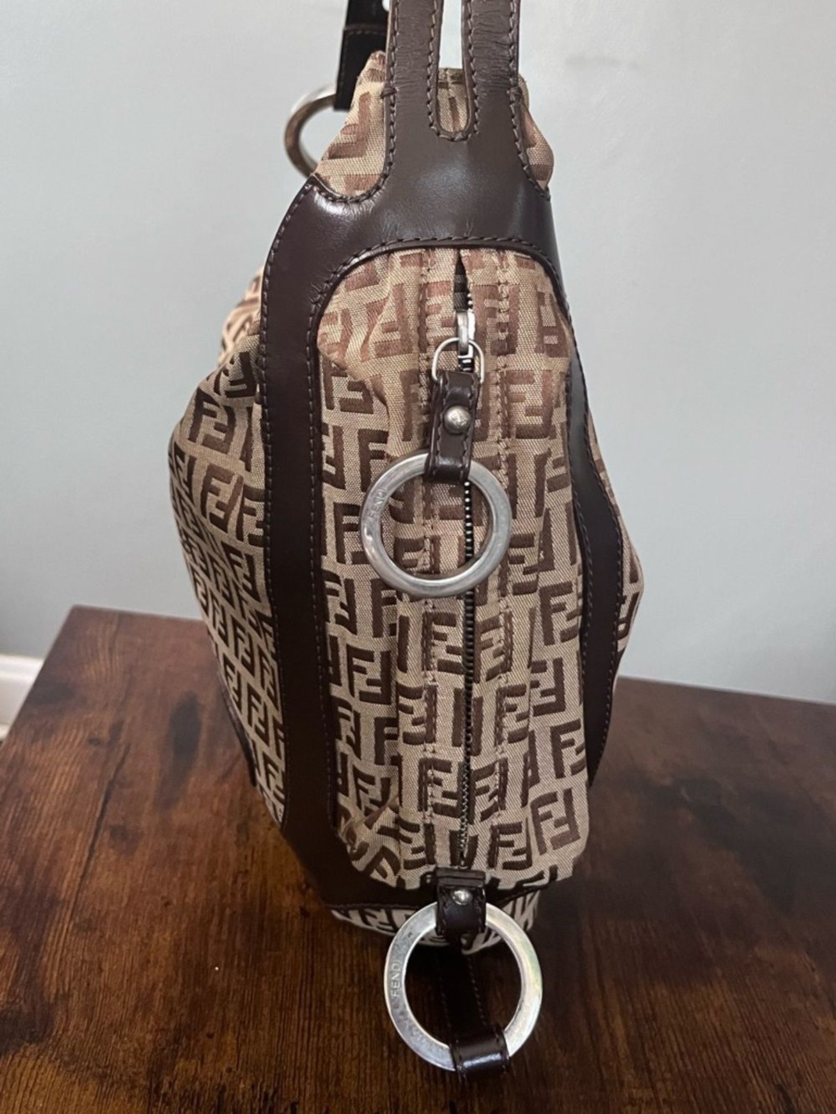 Fendi zucca oyster bag
