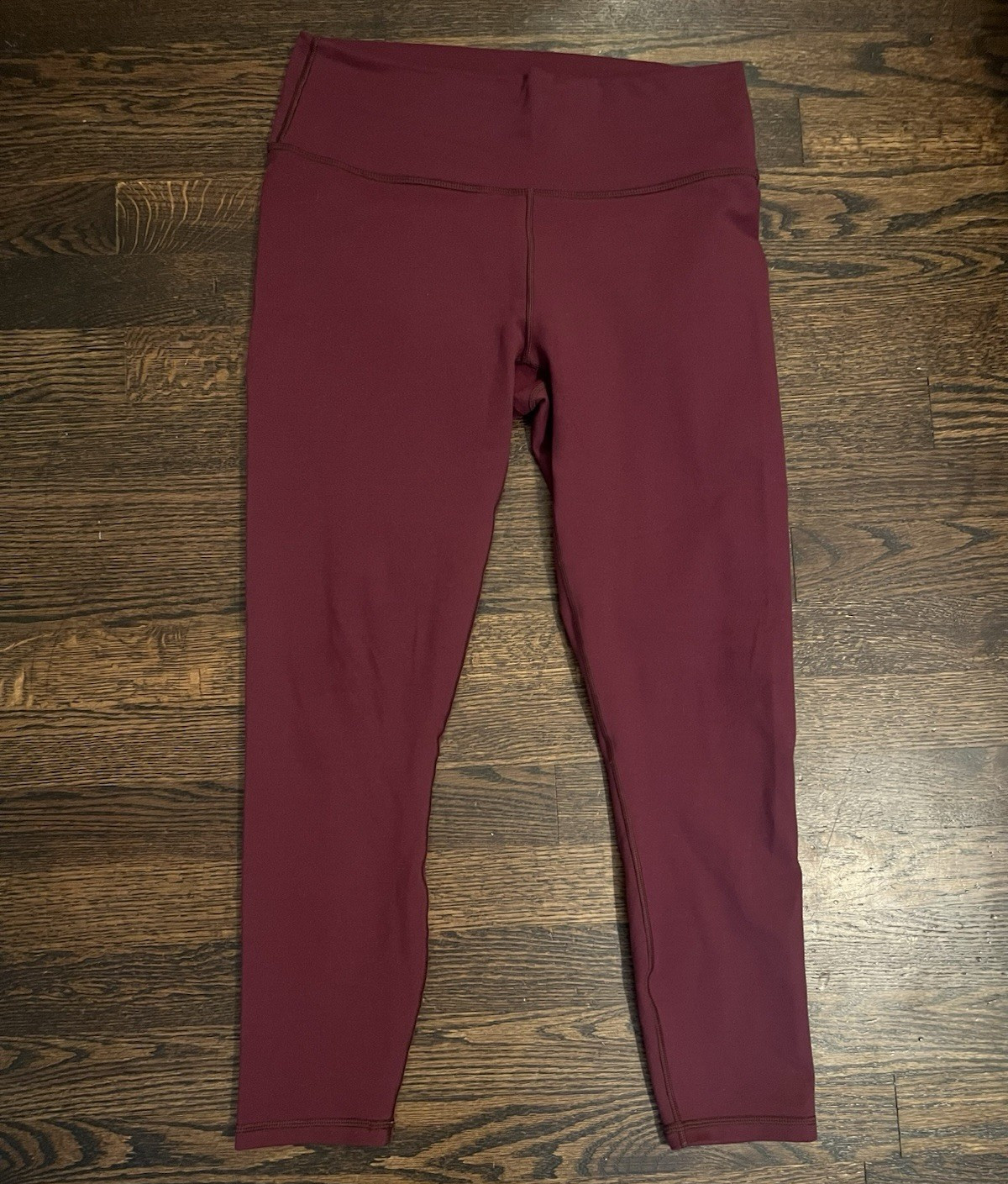 Fabletics Define PowerHold Leggings Women’s Medium Burgundy 7/8 High Rise Active