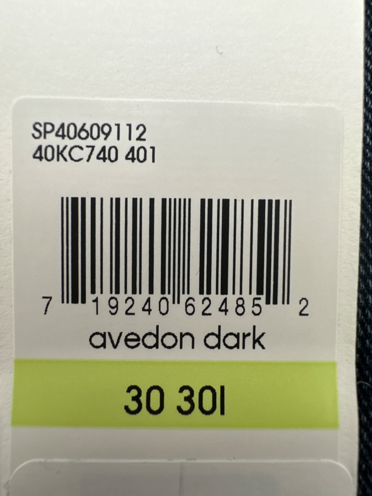 $89 Calvin Klein Men’s Slim High Stretch Jeans – Avedon Dark – 30W x 30L – New