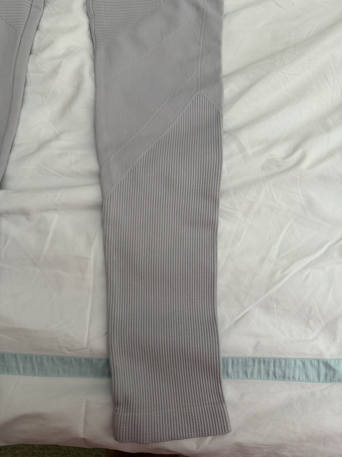 Avocado Los Angeles Ribbed Opaque Legging Seamless Light Lavender NEW WITH TAGS