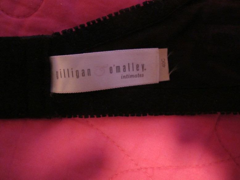 Gilligan & O’Malley Bra REDUCED 38D Pink Embrodery Black Lace Softcup FREE H