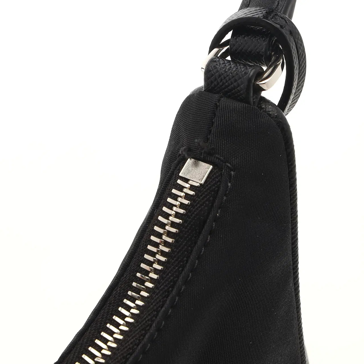 Prada Reedition 2005 Sapian & Li Nylon Hobo Bag Black 1NE204