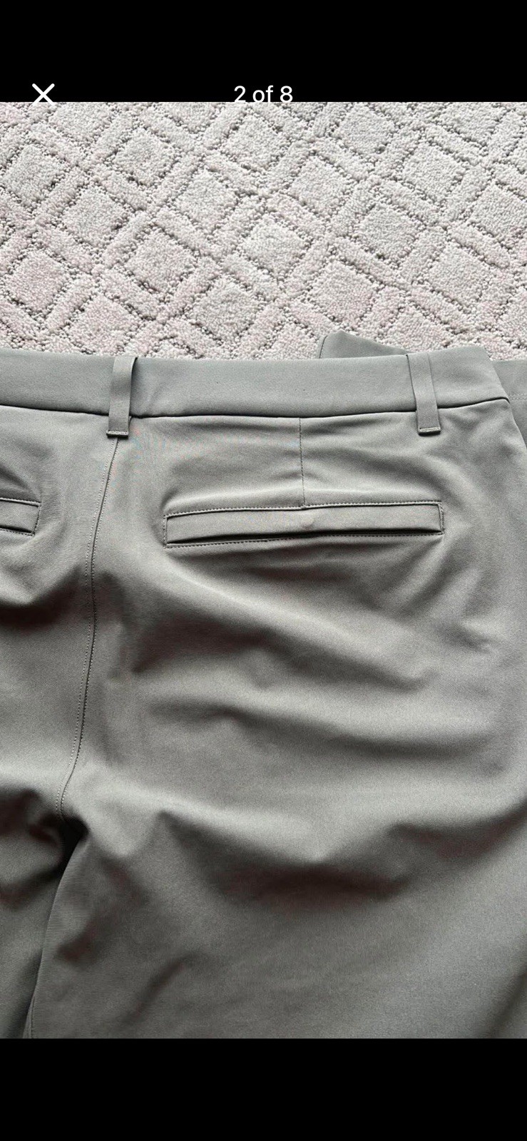 Lululemon ABC Pant Classic Size 30 Warpstreme Army Green 2 Way Stretch M5426