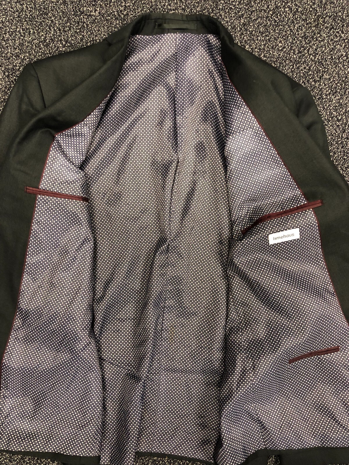 LIMEHAUS SUIT JACKET/BLAZER IN DARK GREY 42R BNWOT