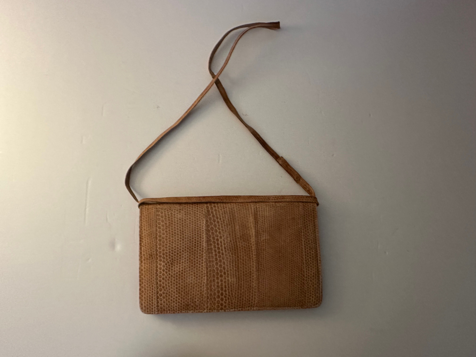 SALDANA real LIZARD skin purse shoulder bag 10.75 x 6.75 x 3