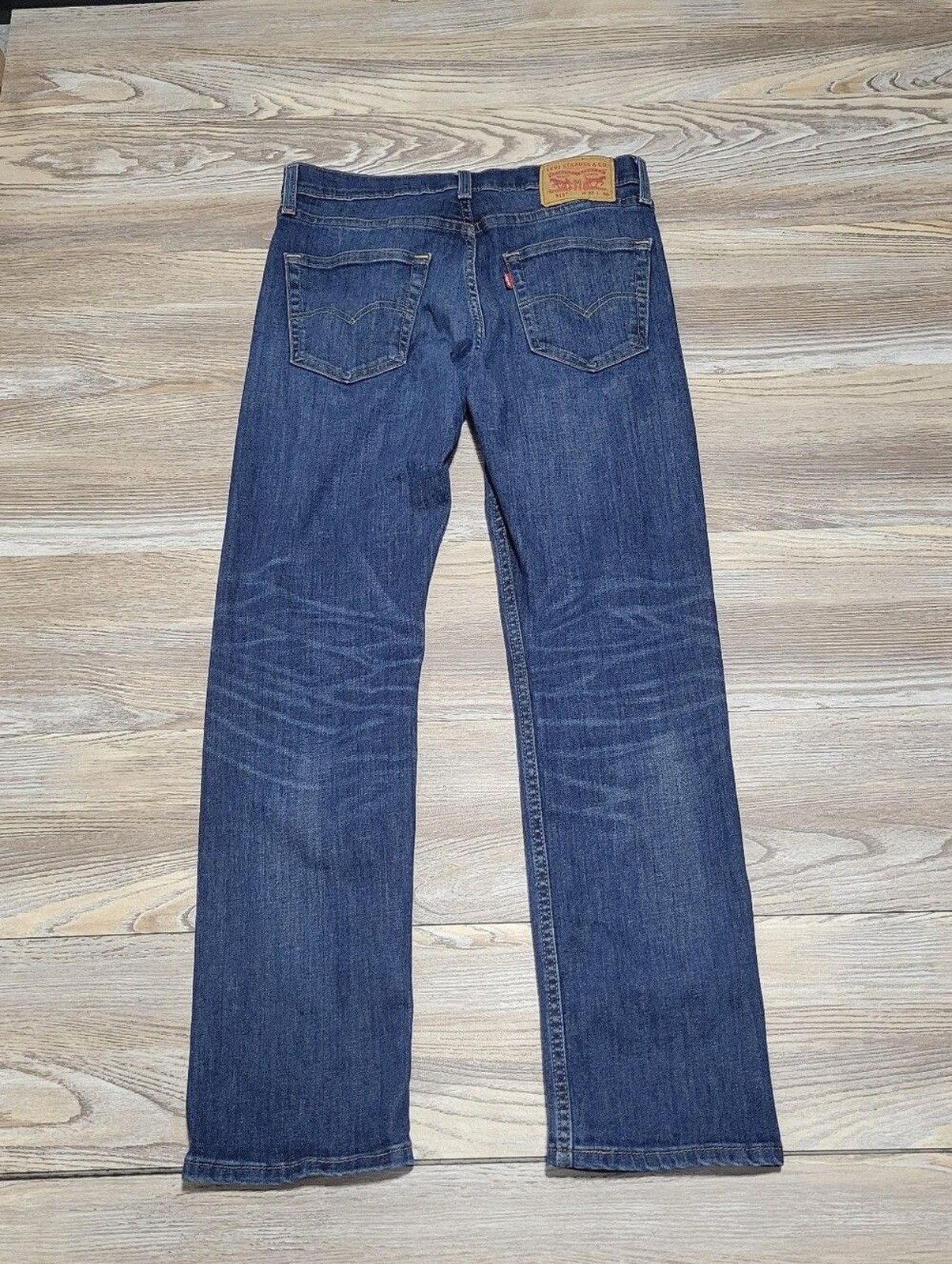 Levis Style 513 Straight Leg Denim Jeans Mens Size 30 X 30 Blue