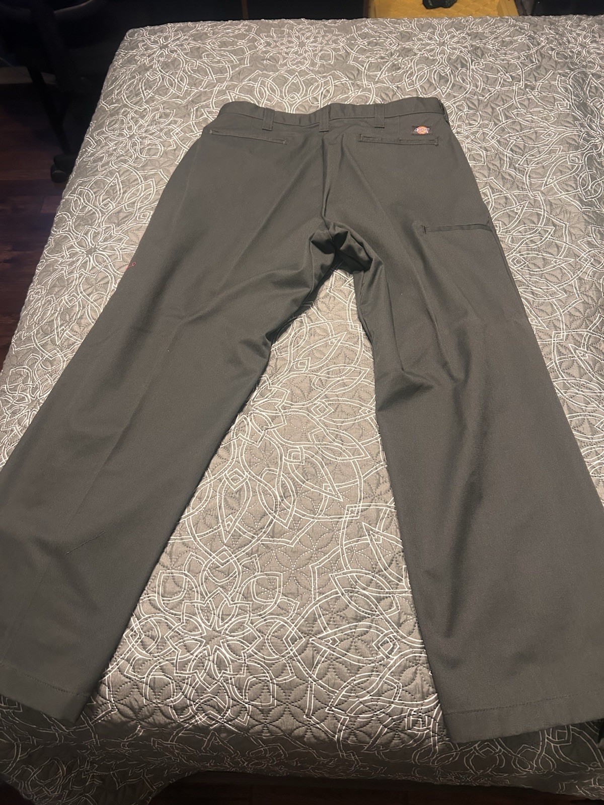 Dickies 874 Men’s Gray Workwear Pants 36 Regular Flat Front Straight Pockets