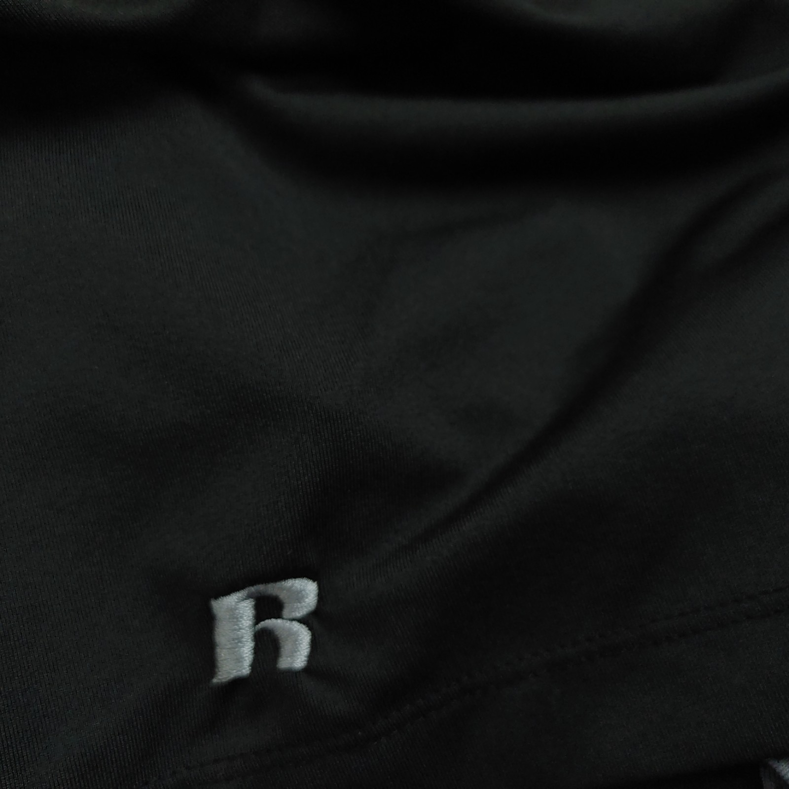 Russell Athletic Dri-Power 360 Training Fit 2XL Black Gray Polo Shirt Mens