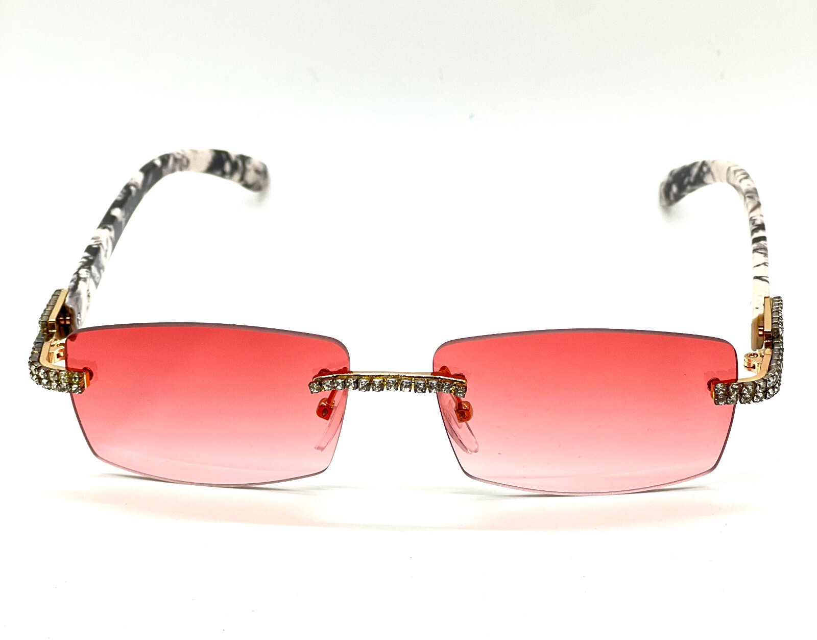 Diamond Sunglasses BUFF’S lens gold Retro Migos Buffs vintage Hip Hop rapper