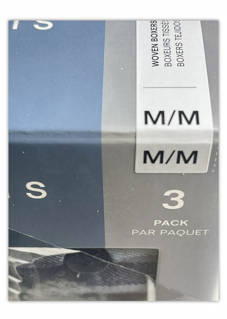 NWT PERRY ELLIS. 3 Pack. Cotton Stretch Woven Boxer. Multi. MSRP $38.00