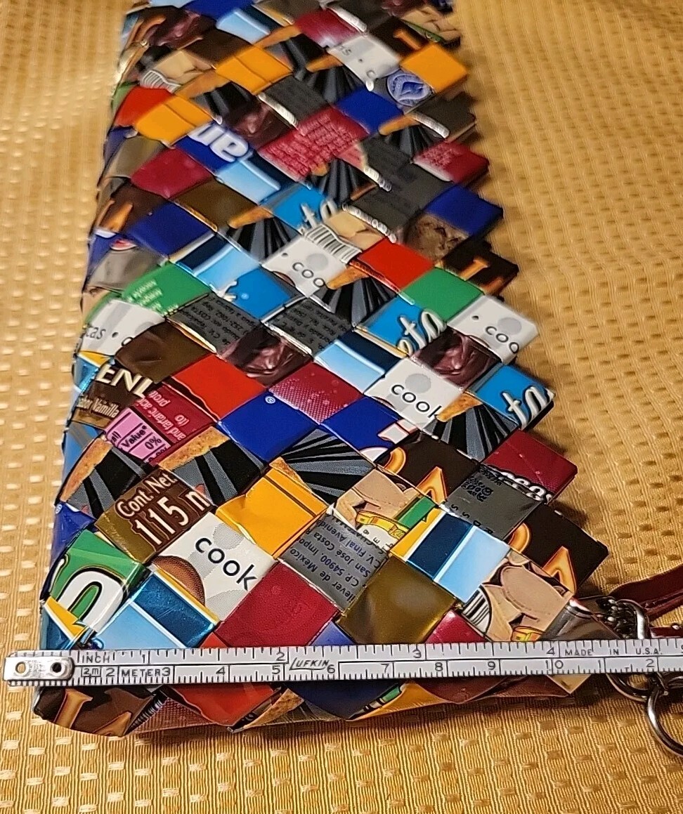 Candy / Snack Wrapper ~ Nahui Ollin Clutch Purse