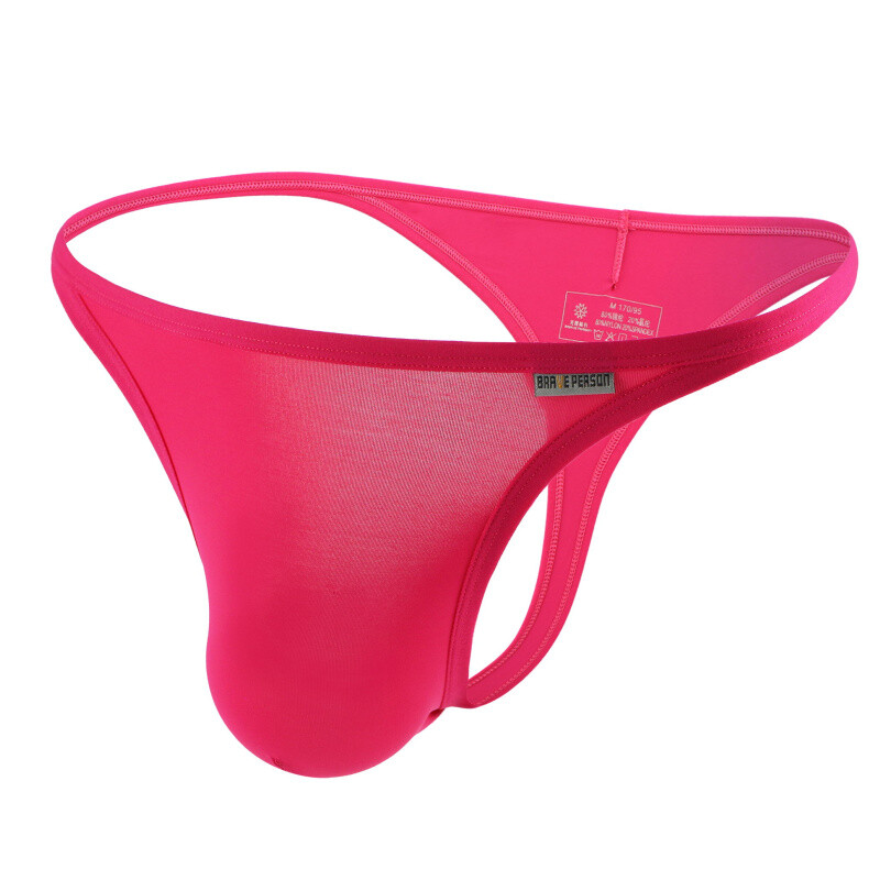New in Men’s Sexy Thin Breathable Bikini Briefs Thongs Low Waist Underpants