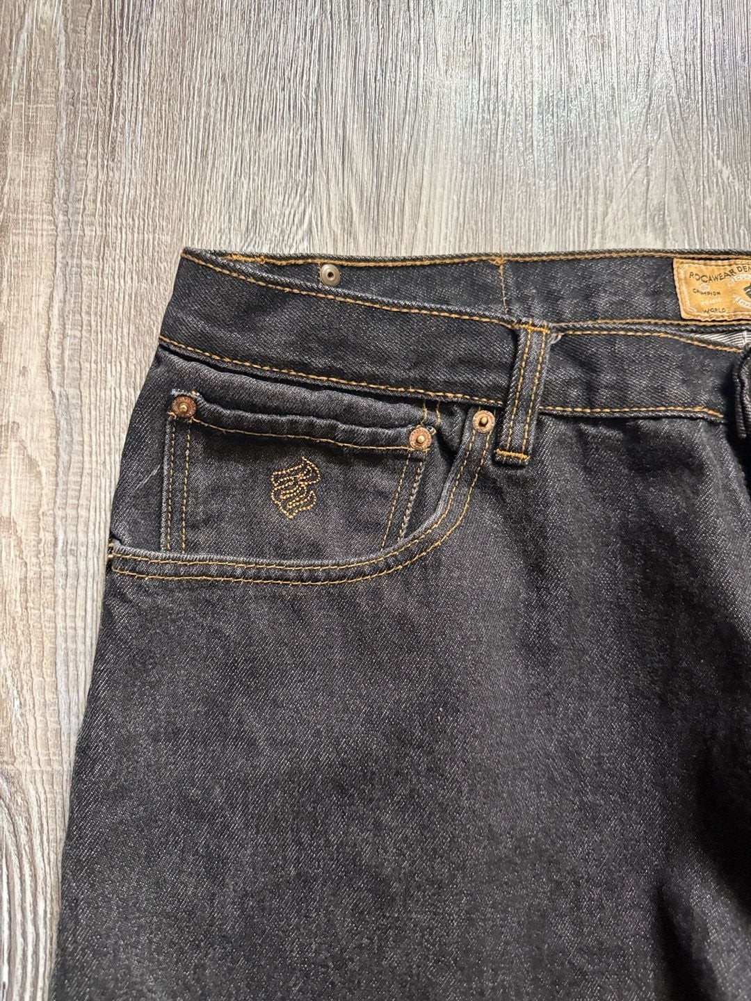 Rocawear Denim Company Classic Black Loose Fit Jeans W40 L31