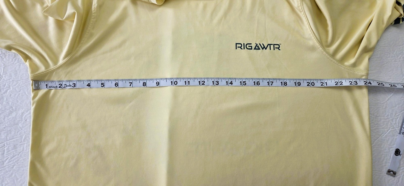 Rig & Water Performance Men’s Long Sleeve Fishing Shirt Yellow Size 2 XL