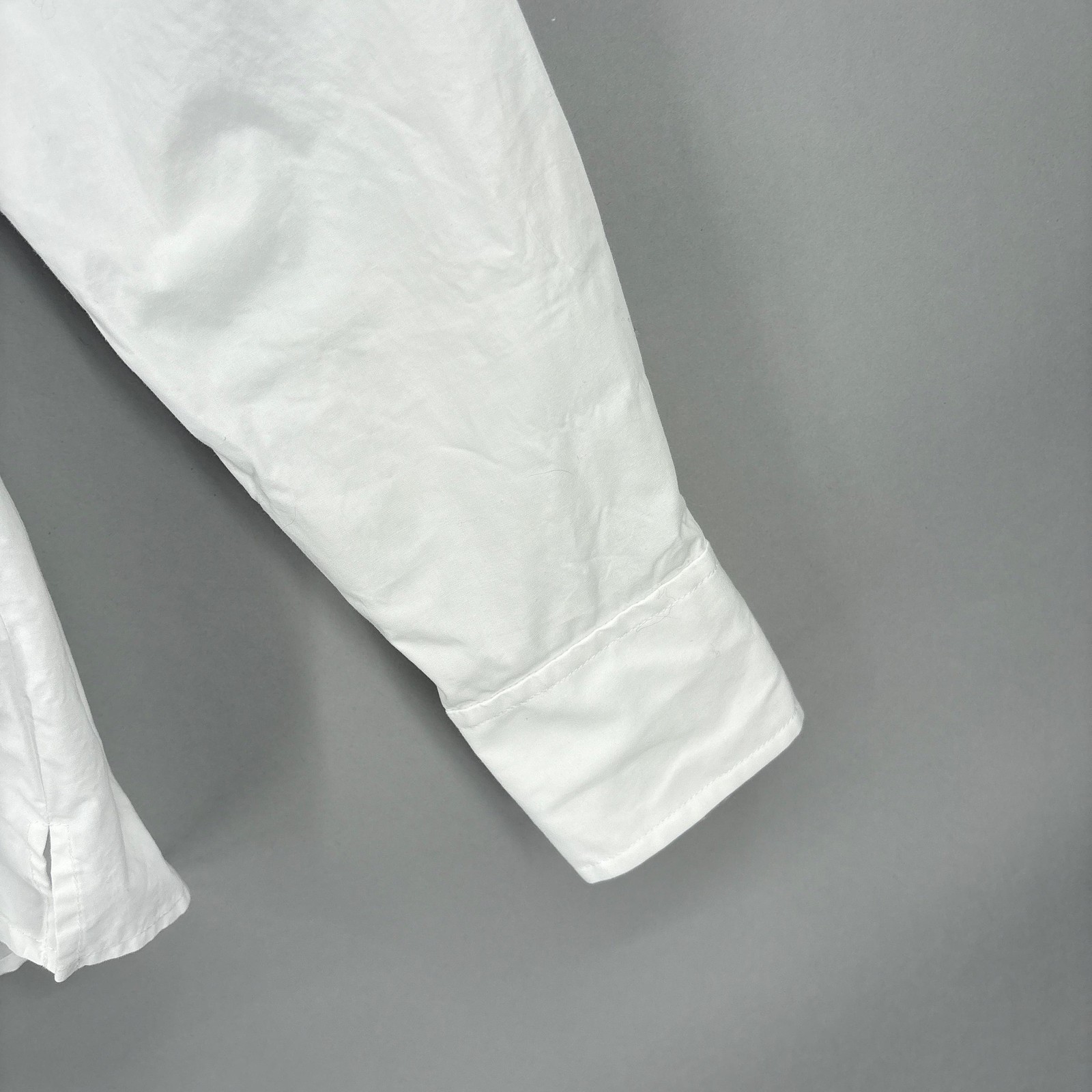 Alexander Wang Shirt Womens XS White Twist Front Button Up Top Long Sleeve