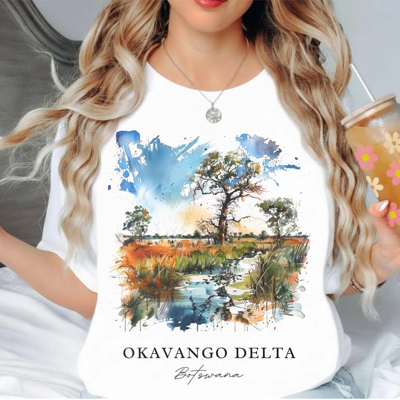 Okavango Delta Unisex Shirt Travel Gift Botswana Trip Lover Favorite Tee