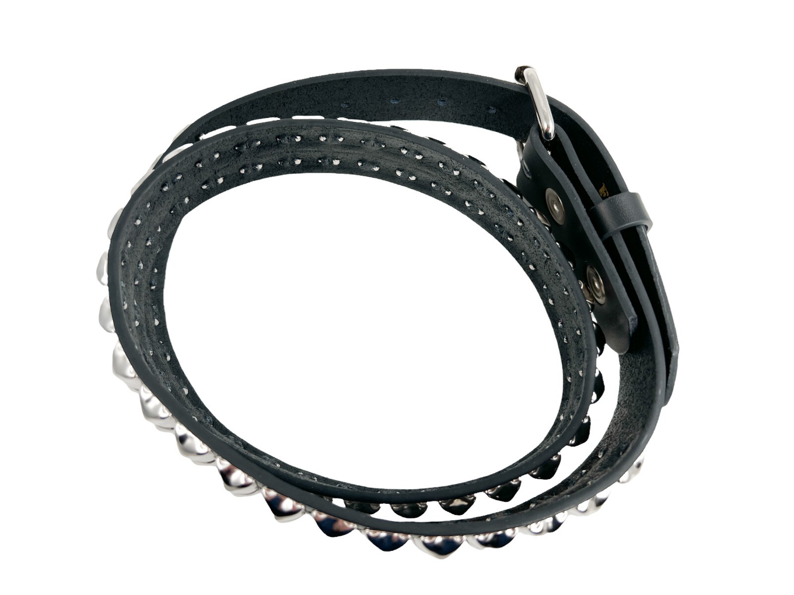 Funk Plus Two Row Pyramid Stud Belt High Quality Punk Goth Thrash Made In USA