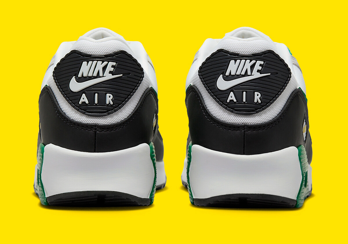 Nike Air Max 90 White Malachite Green Black FB9658-102 Men’s