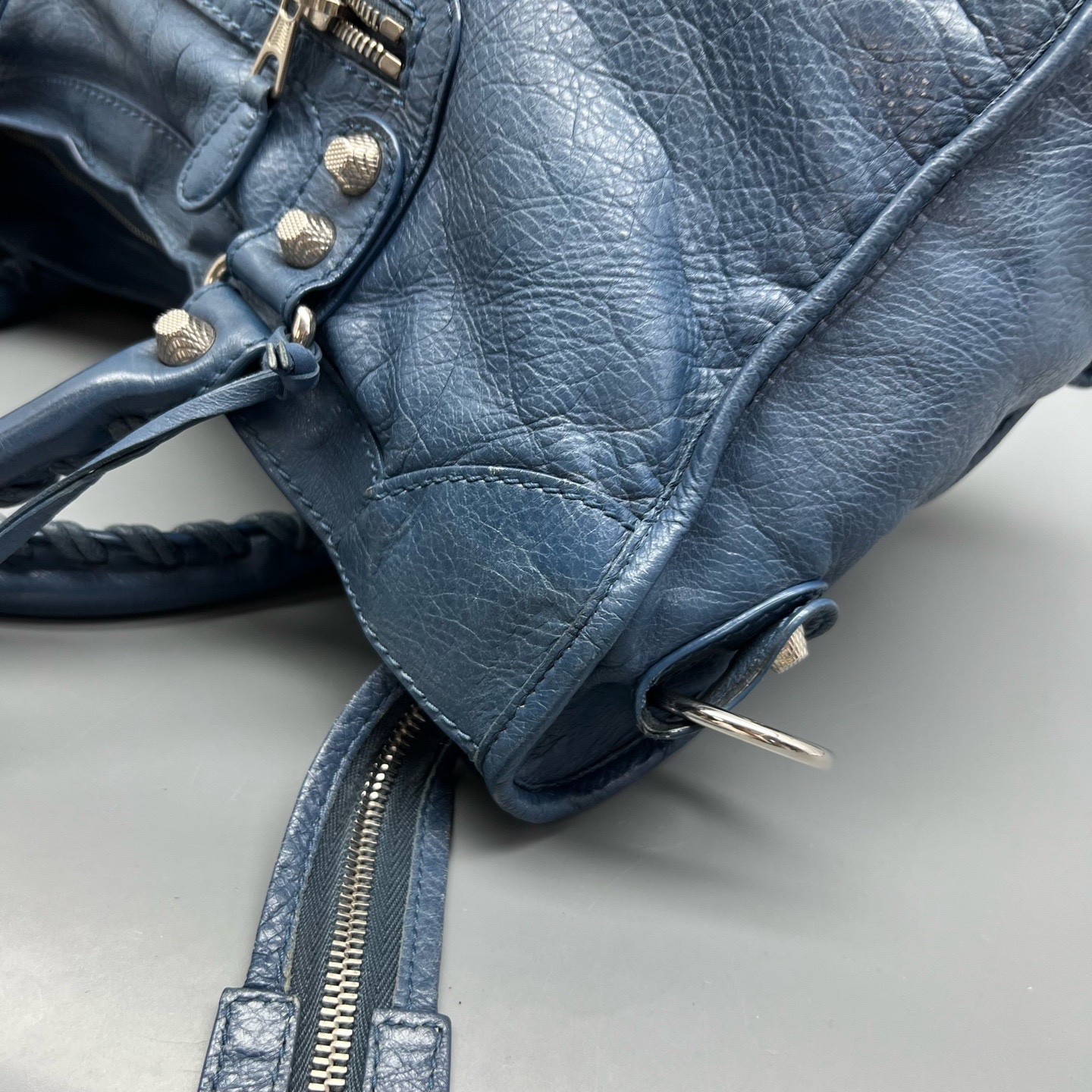Balenciaga Pre-Owned Authentic Luxury Handbag Blue 38*24*14cm