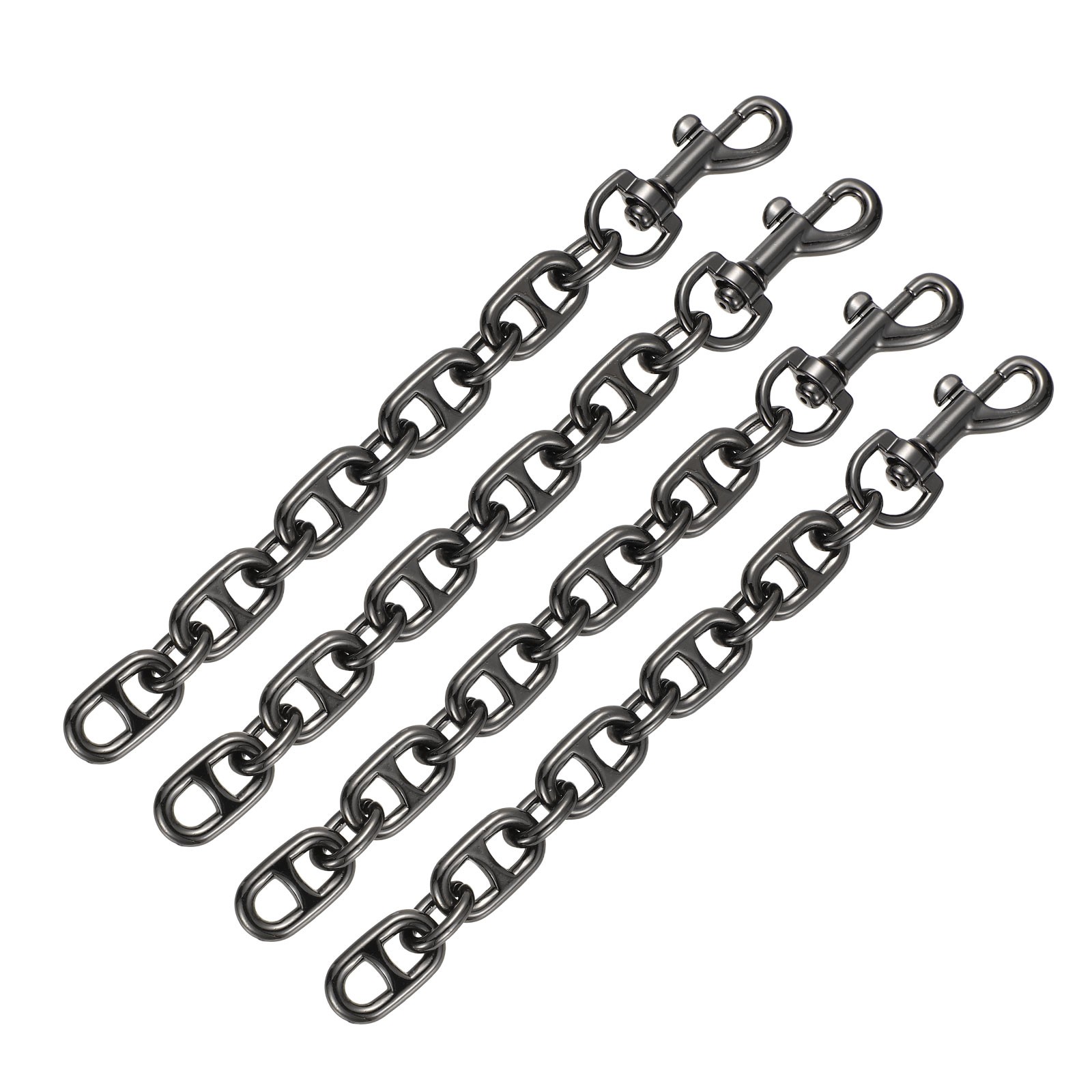 6.7IN Purse Extender Chain Straps [4PCS] Bag Extender Chain [Black]