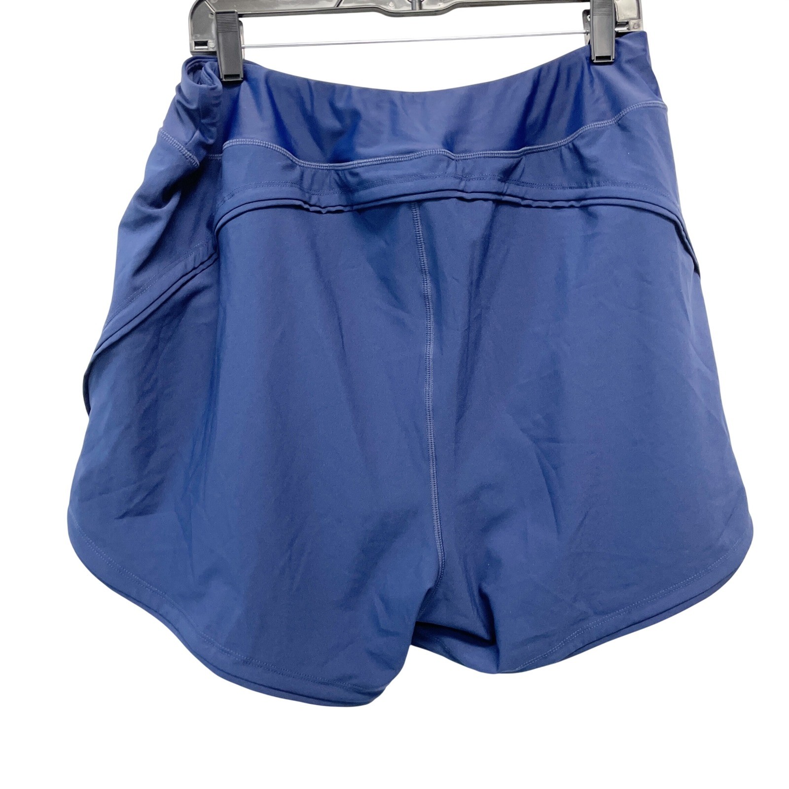 Lands’ End Women’s Deep Sea Navy Blue High Rise Swim Shorts Size L