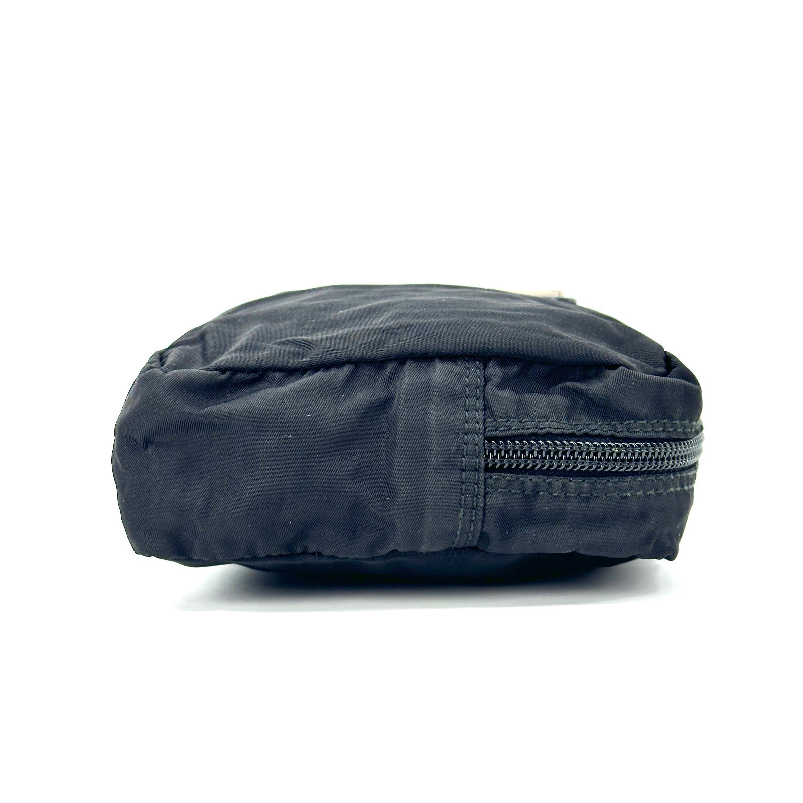 PRADA Cosmetic Pouch Nylon Black Authentic