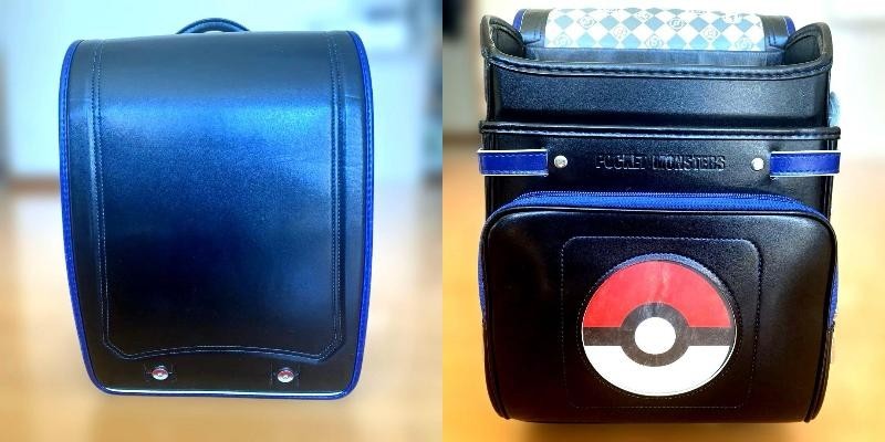 Randoseru Japanese School Bag Kid’s Backpack Pokemon Pikachu Black Japan #0092