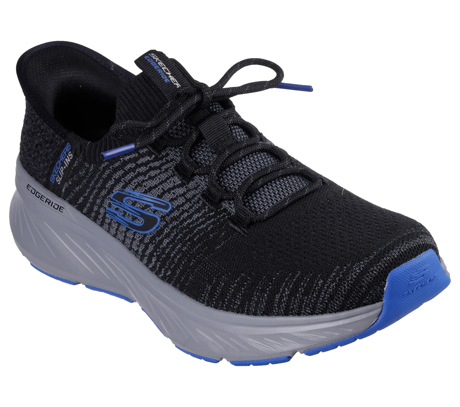 Skechers Shoes Men Slip Ins Black Comfort Casual Memory Foam Hand Free 232932