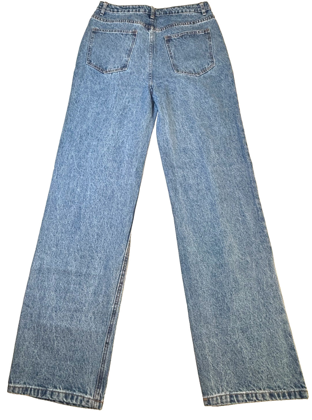 Ripped High-Waist Straight Jeans Women’s Medium 28-inch Waist Idem Ditto Jeans