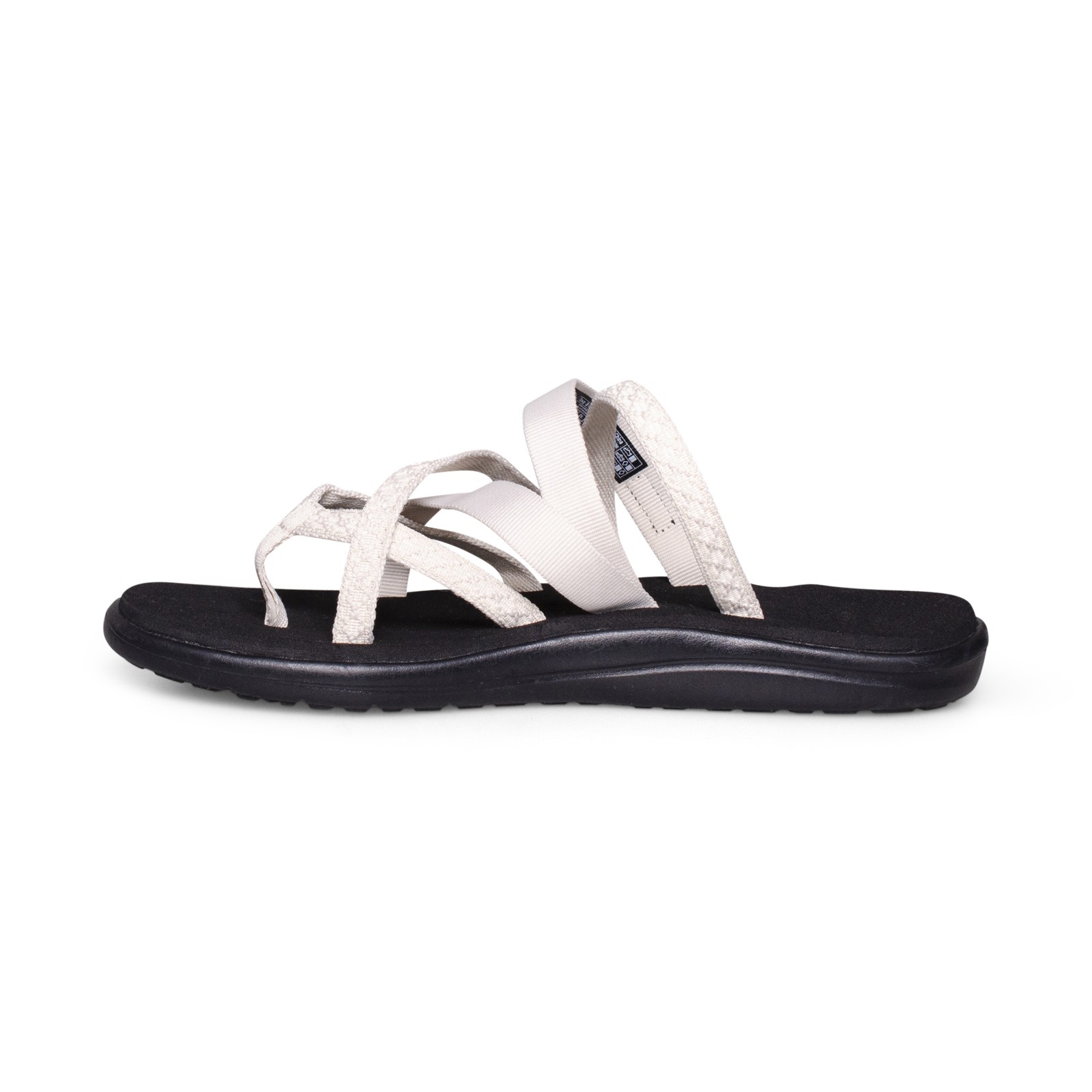 TEVA VOYA ZILLESA OFF WHITE STRAPPY WEBBING WOMEN’S SANDALS SIZE US 11/UK 9 NEW