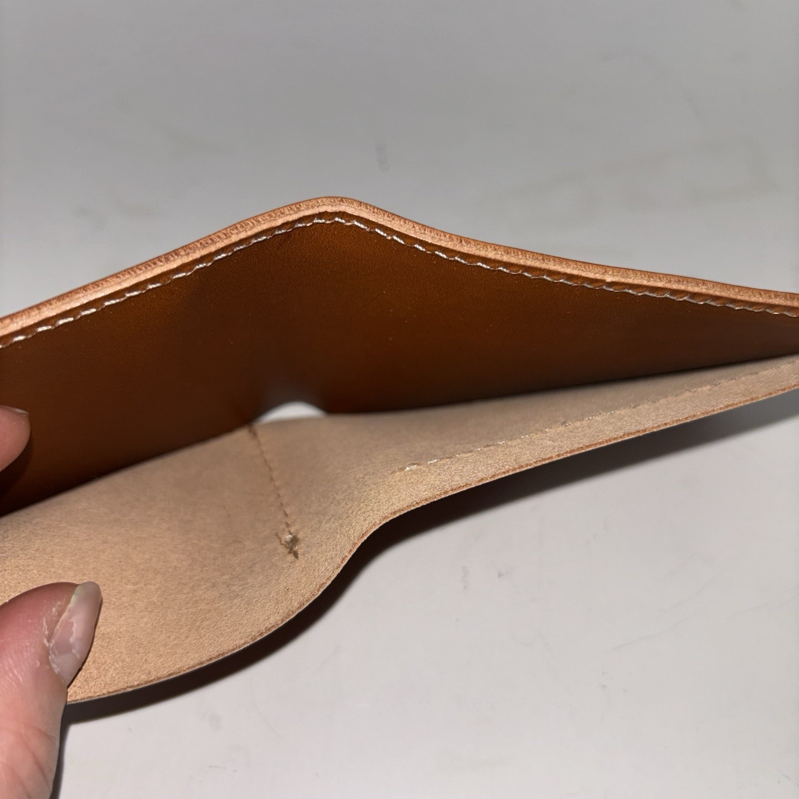 Fjällräven Ovik Brown Cognac Leather Wallet Bi-Fold