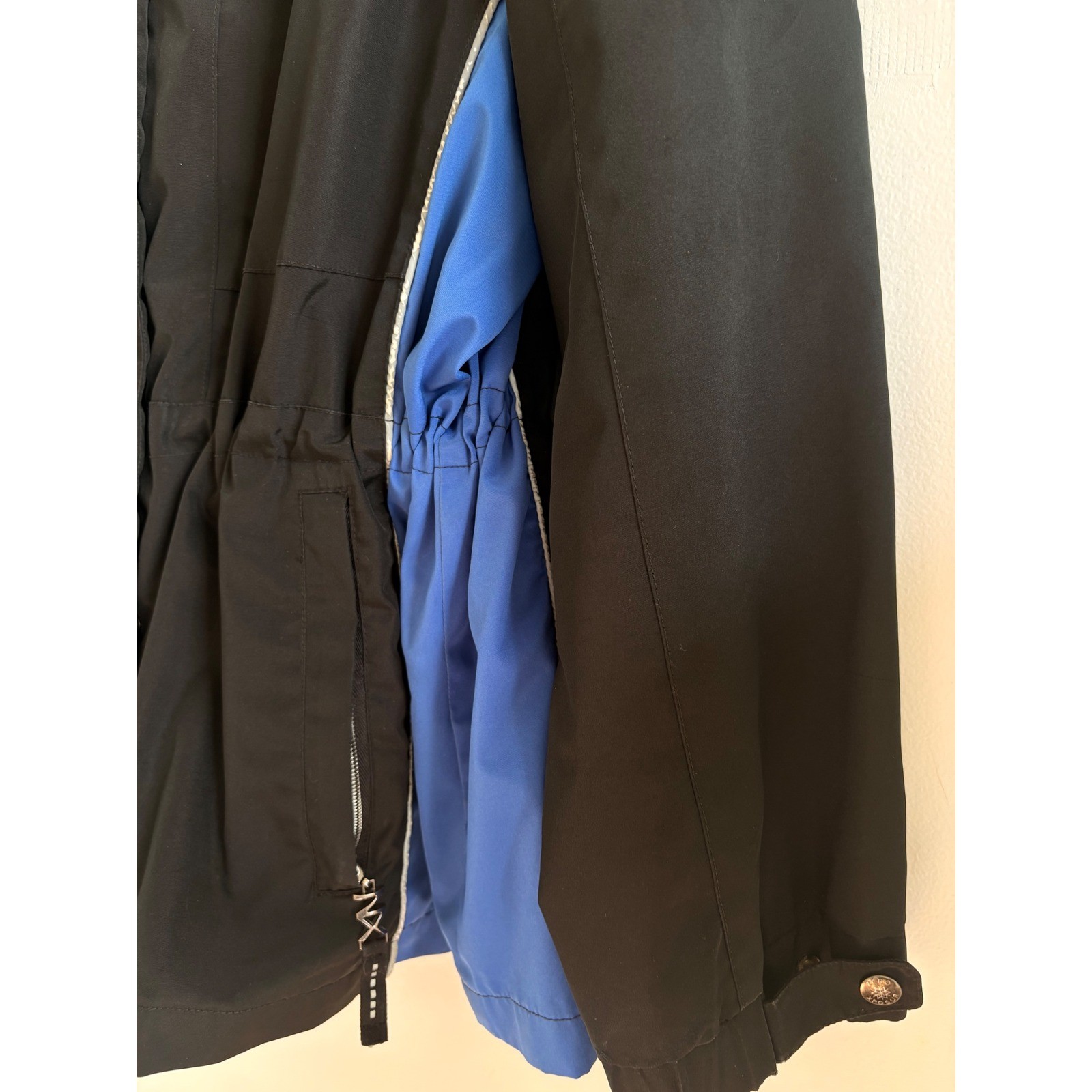 ZeroXposur Womens Black Blue Element Protector Activewear Ski Jacket Lg 12/14