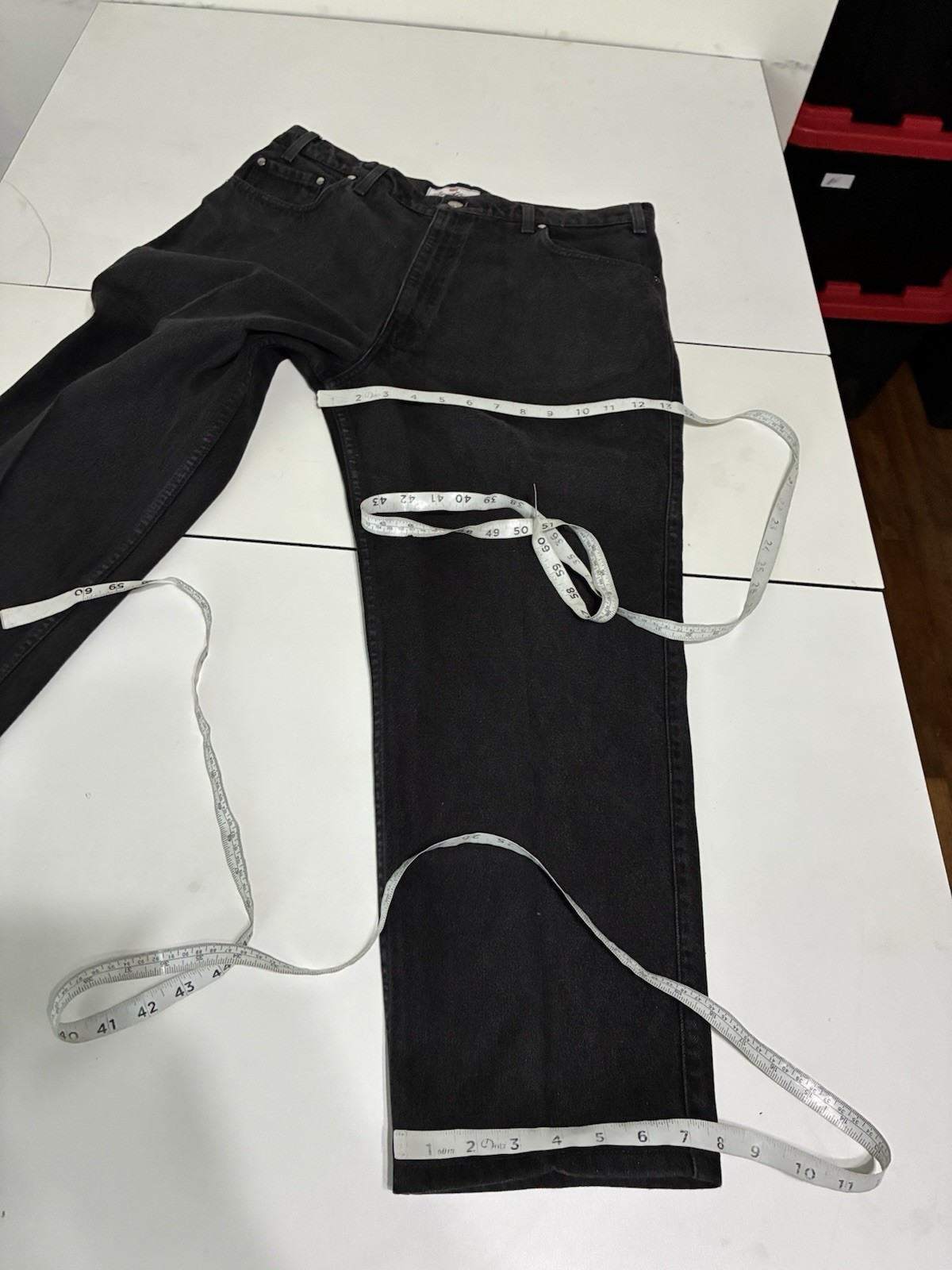 Levi’s 540 Jeans 38×30 Black Relaxed Fit Signature Series Denim Skater Baggy 90s