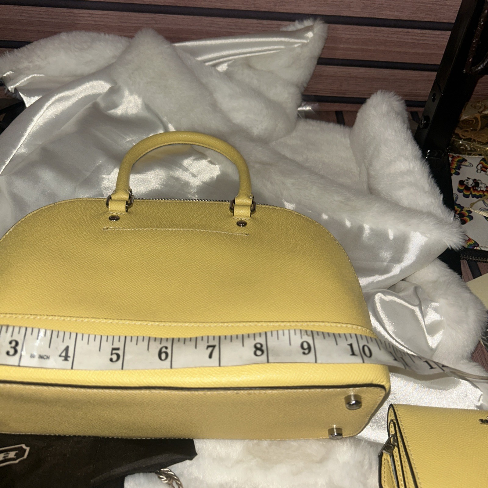 Coach 27591 Crossgrain Mini Sierra Satchel And Matching Wallet And Dust Bag