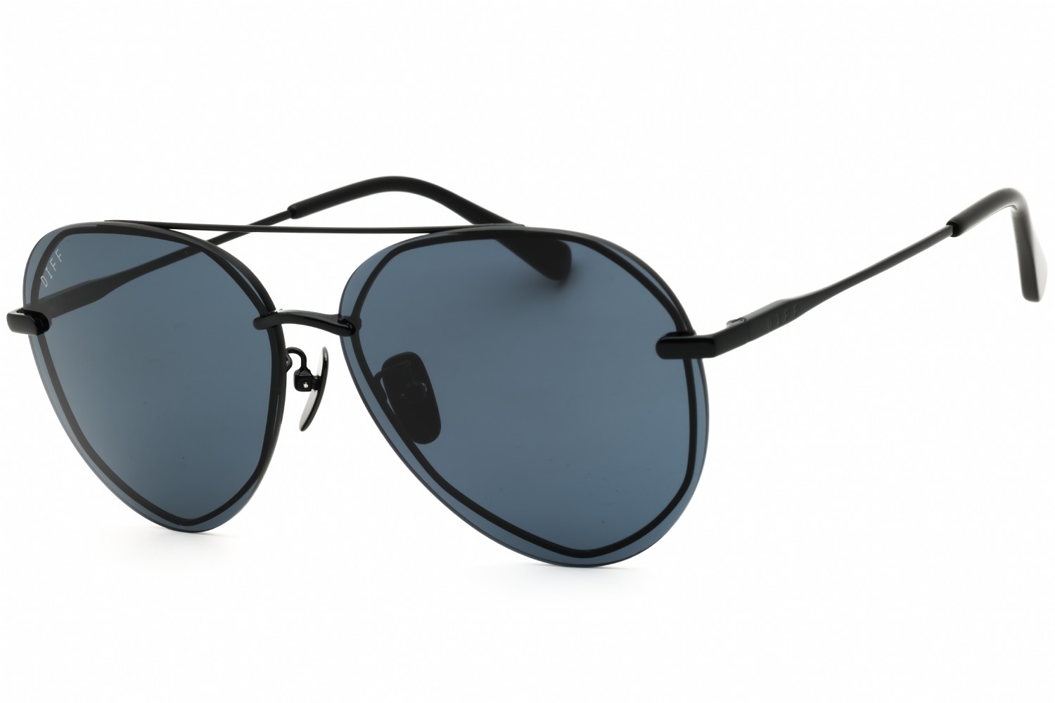 DIFF EYEWEAR DFLNOX-620B-62 Sunglasses Frame Size 62mm 145mm 13mm BLACK Women