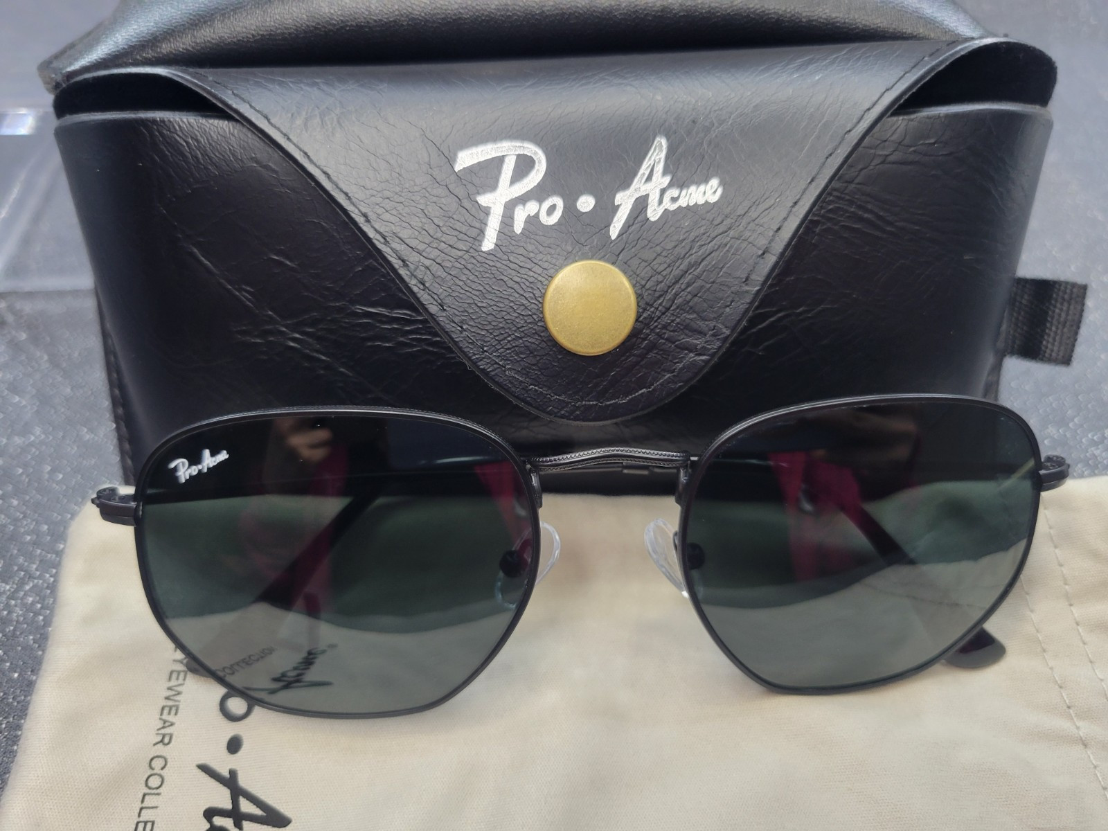 Bulk Sunglasses Lot Set Of 2 ProAcme & GoBiger With Protective Case Included