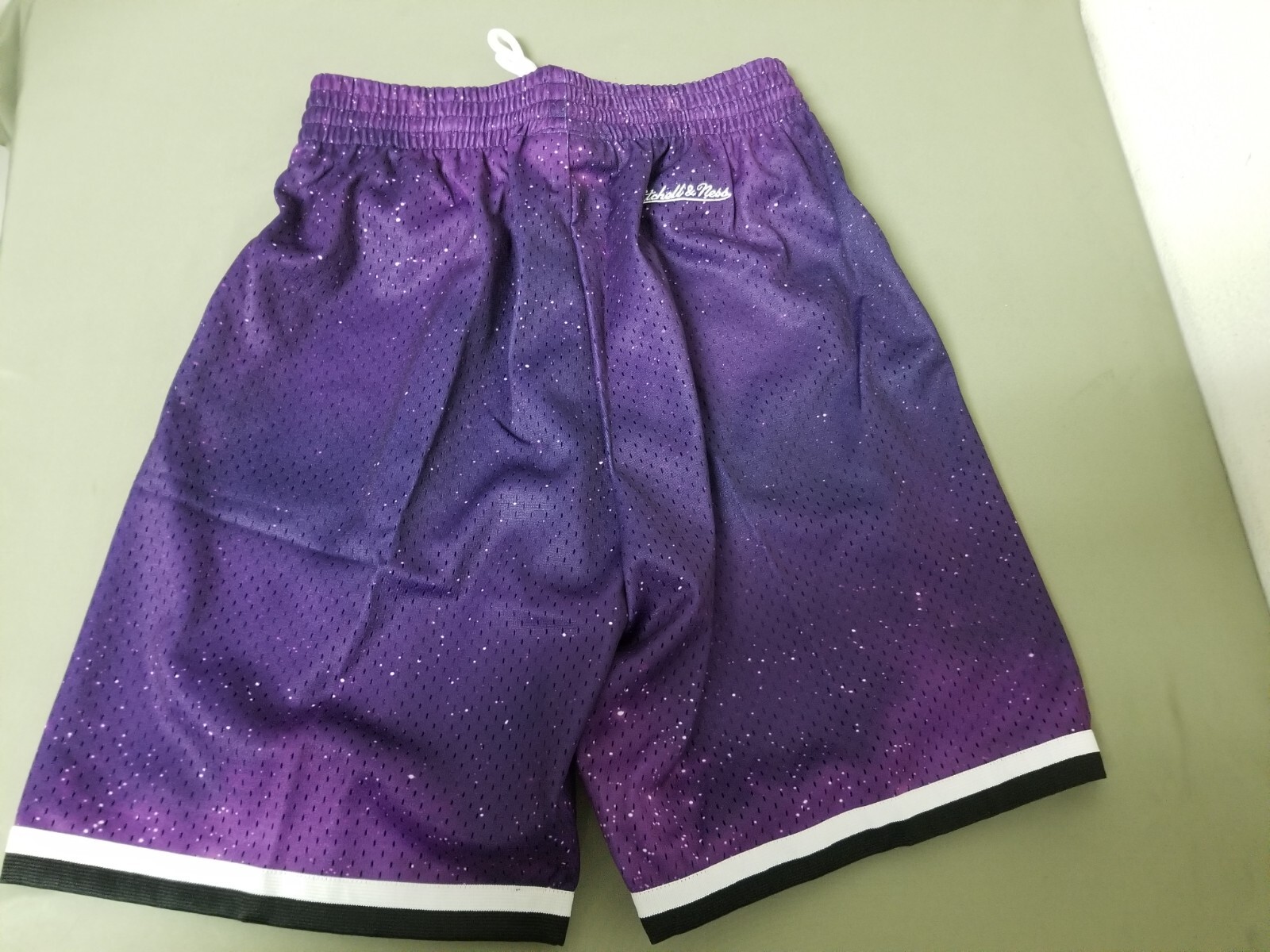 New Mens Mitchell & Ness Space Jam Goon Squad Tie Dye Drawstring Athletic Shorts