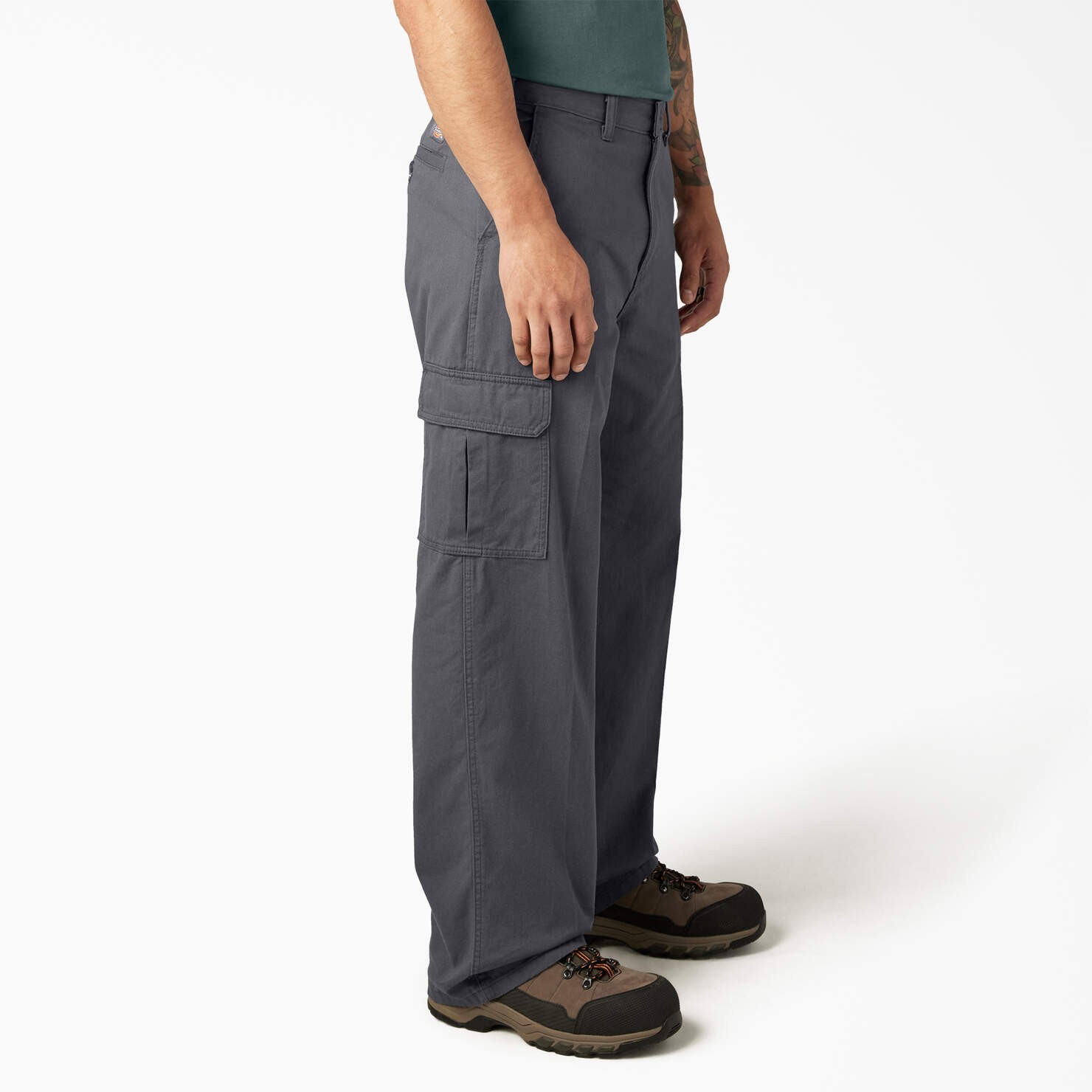 Dickies Men’s Loose-fit Cargo Work Pant Style 2321, Charcoal