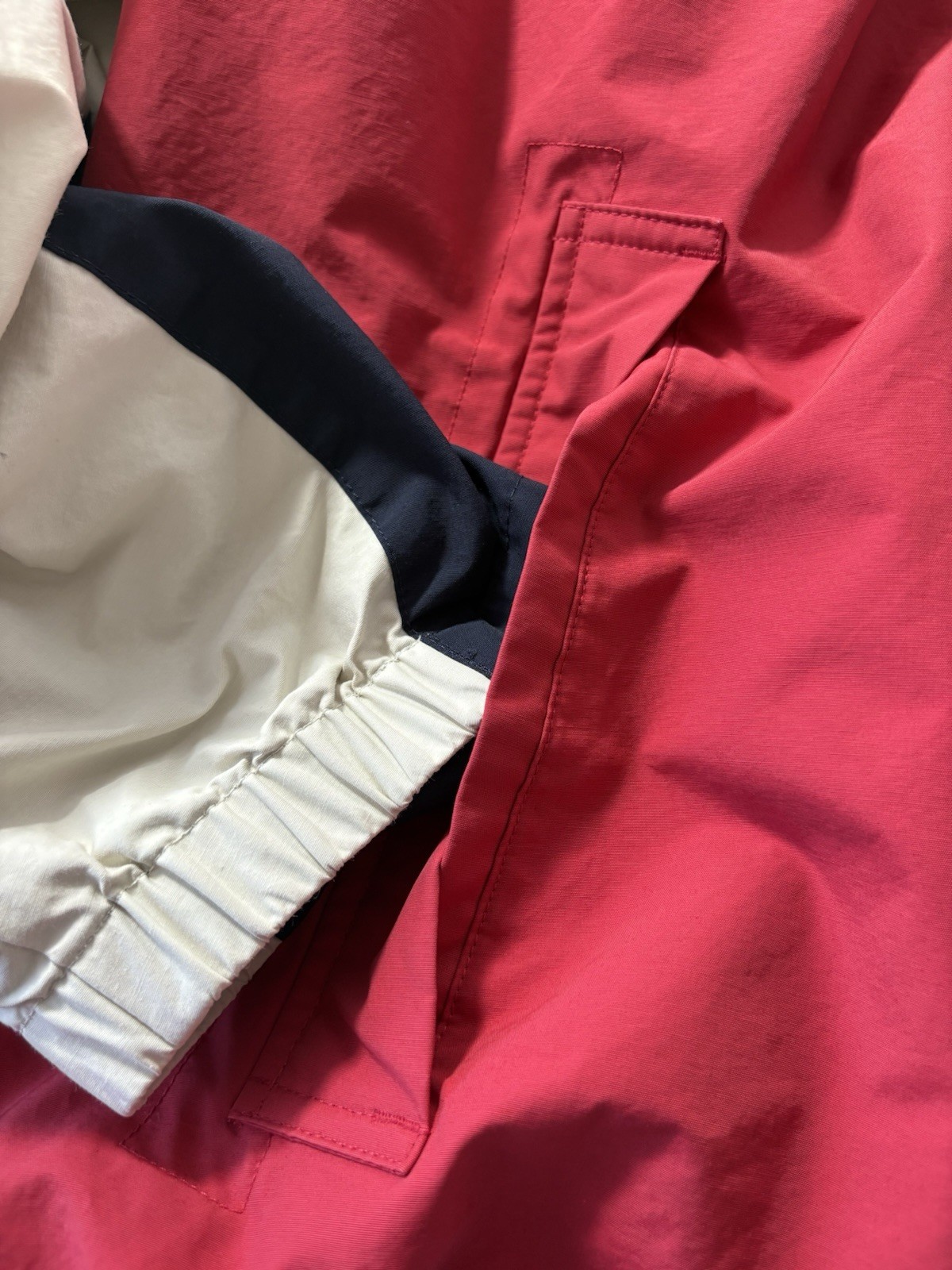 Nautica Jacket Size 2XL Windbreaker Rain Snap Zip Long Sleeve sailing