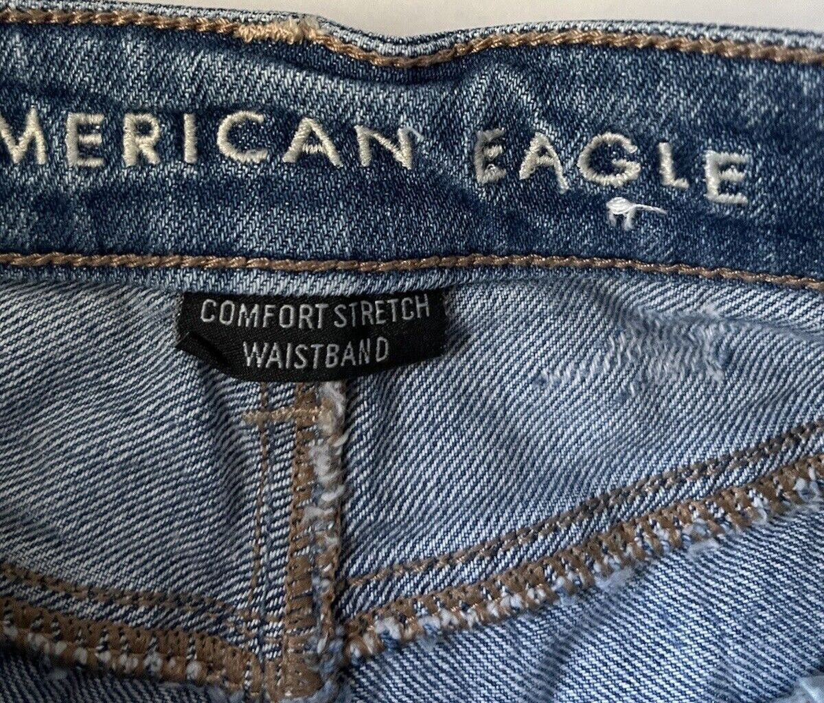 American Eagle Highest Rise Mom Short Size 000 Comfort Stretch Waistband